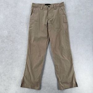 Oakley Take 2.5 Khaki Tan Stretch Lightweight Golf Pants‎ Chino Flat Front 32X31